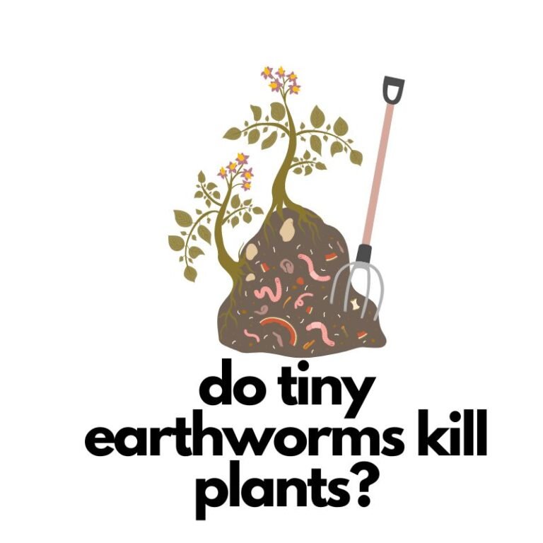 do tiny earthworms kill plants?