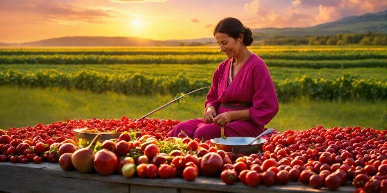 Harvesting Vegetables
