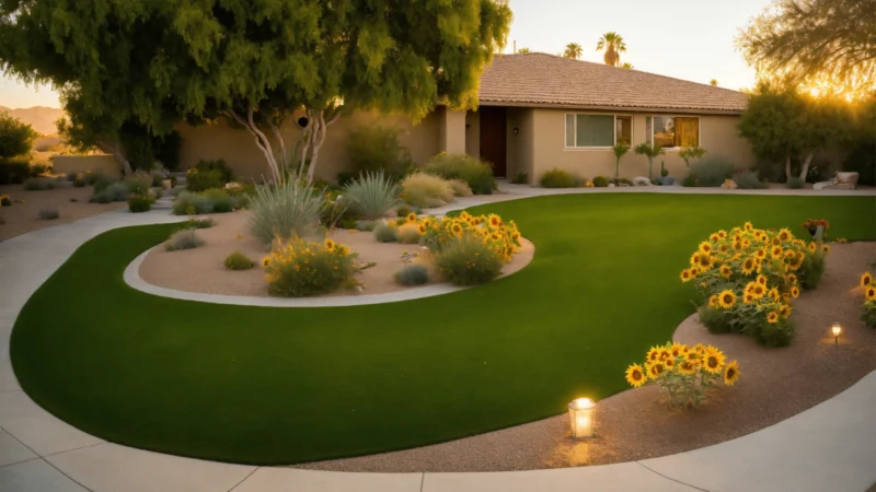 Half Circle Driveway Landscape Ideas
