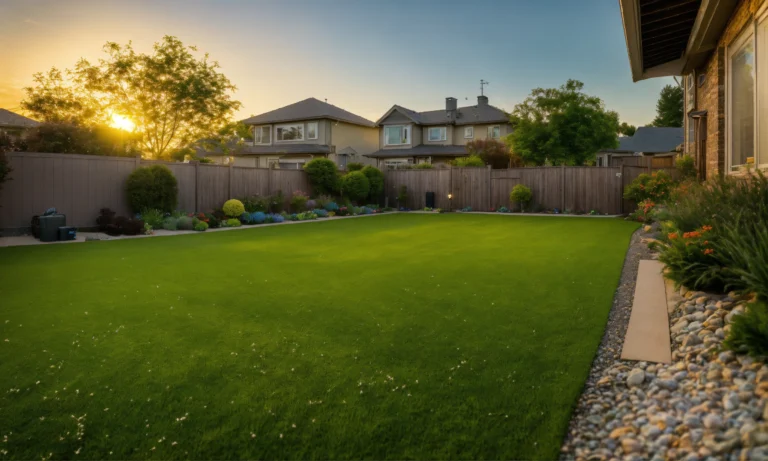 Modern Xeriscape Backyard