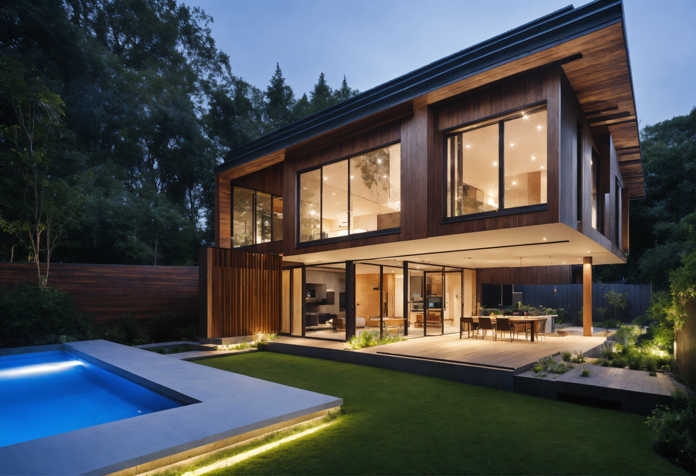 Pool Landscaping Lighting Ideas