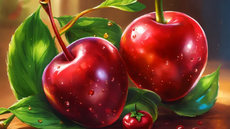 Cherry Fruit Trees in Lanscaping