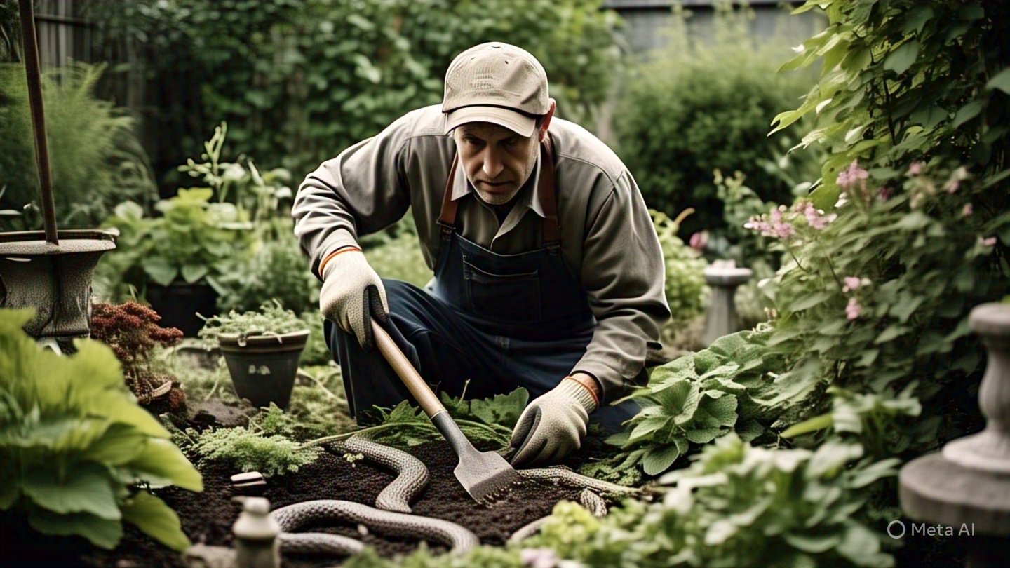 how to get rid of gardener snakes