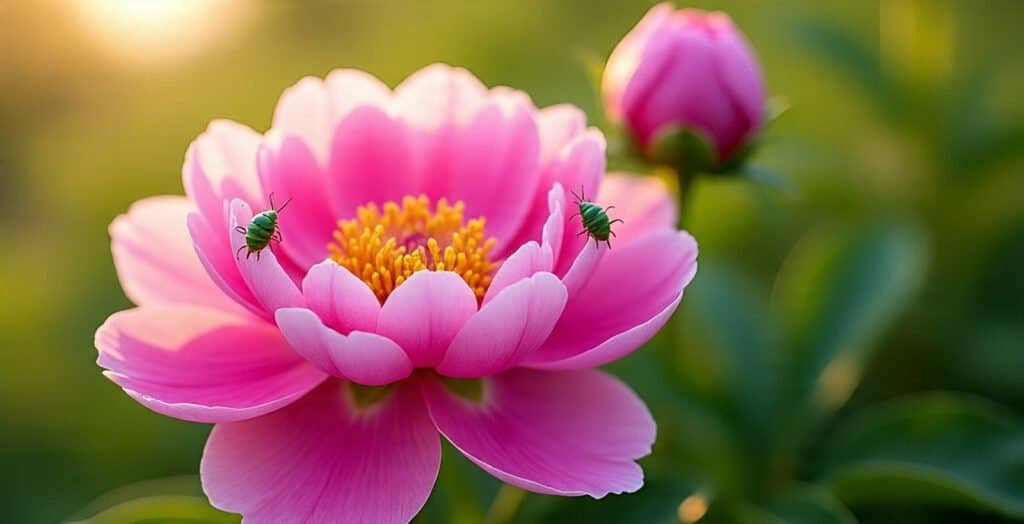 aphids on peonies