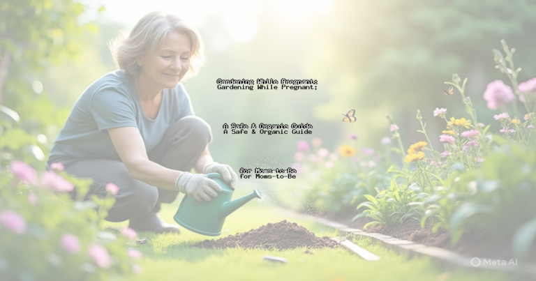 gardening while pregnant a safe organic guide for moms to be