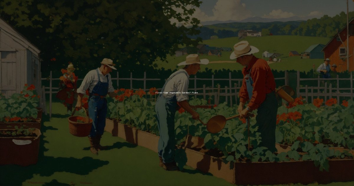 First-Time Vegetable Garden? Plant