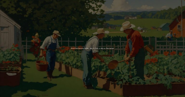 Raised Bed Vegetable Garden: What to Plant in May for Peak Harvest