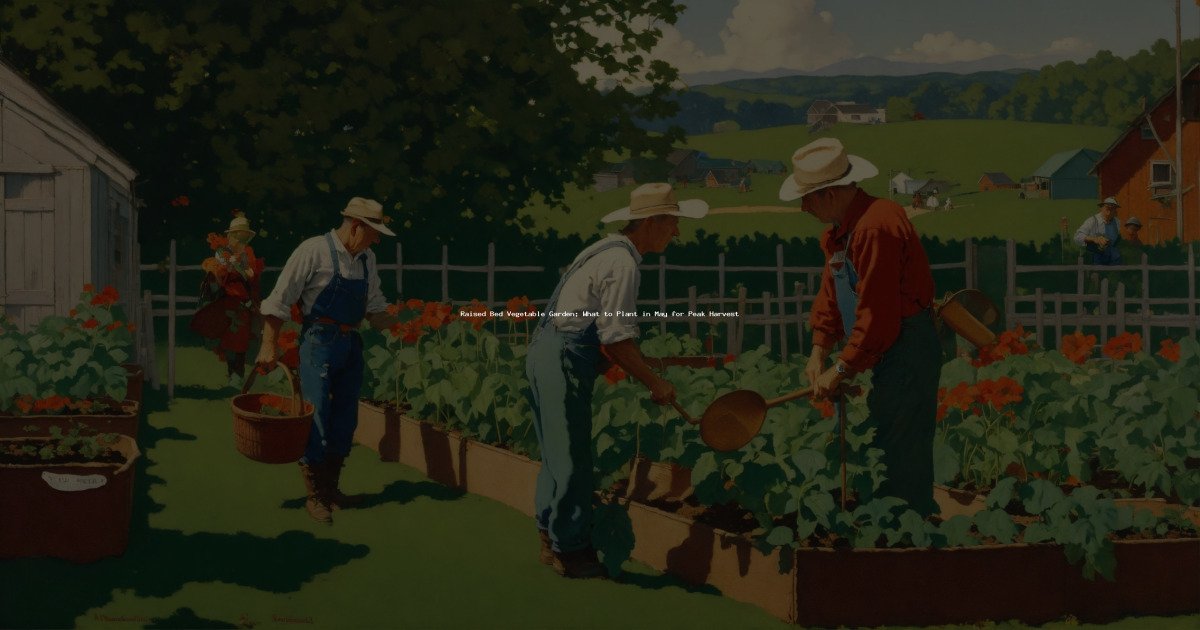 Raised Bed Vegetable Garden: What to Plant in May for Peak Harvest