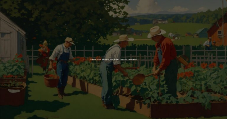 Transform Your Backyard This Spring: Essential Landscaping
