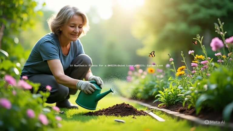 featured 10 aesthetic plants for a quiet luxury garden look